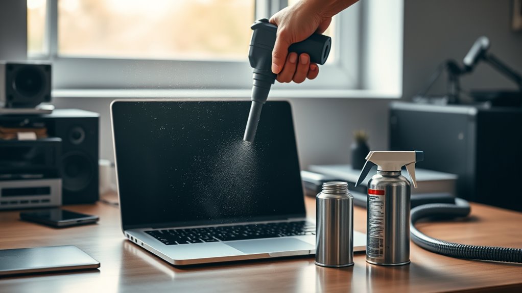 avoid cleaning electronics improperly