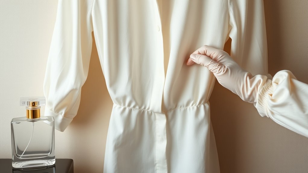 avoiding perfume fabric stains