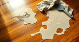candle wax spill cleanup