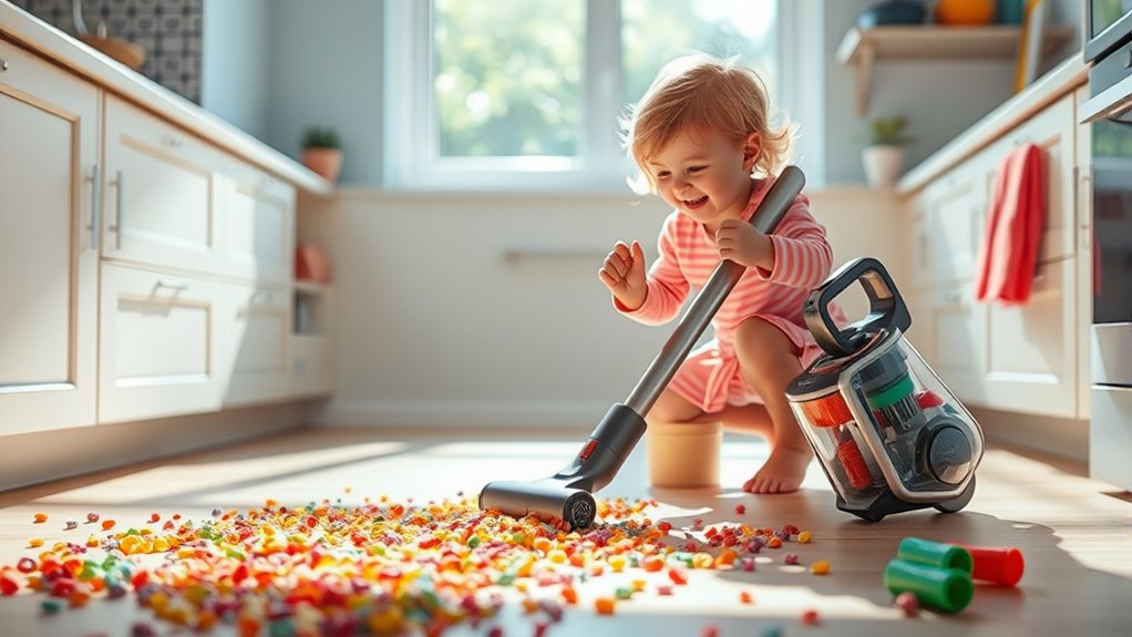 choosing kid friendly vacuums