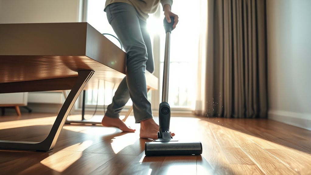 cleaning beneath furniture matters