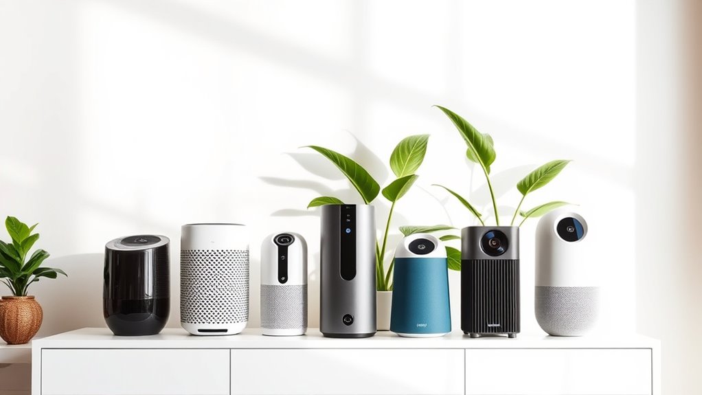 compact stylish air purifiers