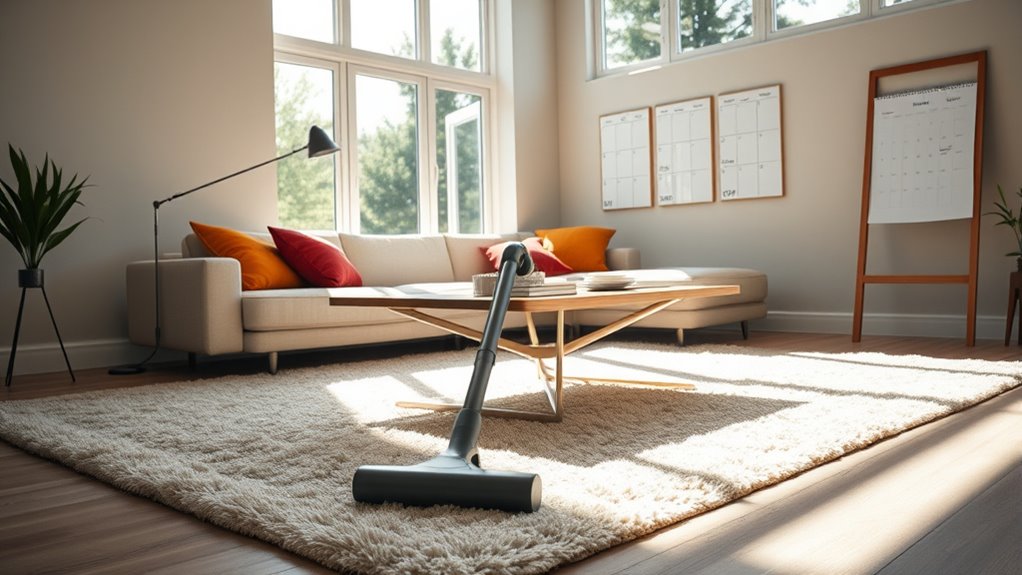 consistent cleaning routine management