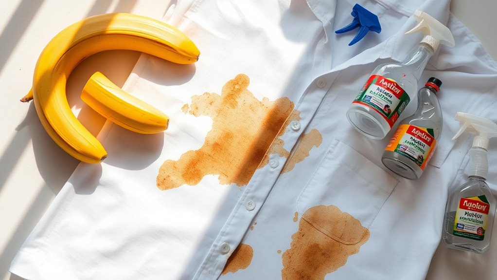 effective solutions for banana stains