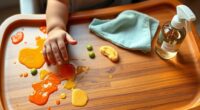 effortless baby food cleanup
