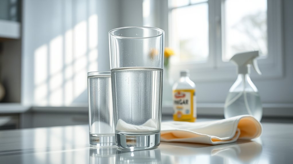 eliminate hard water stains