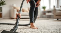 ergonomic vacuuming techniques advised