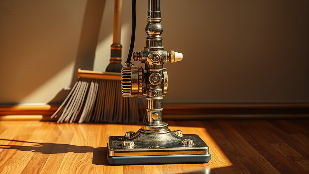 first mechanical vacuum cleaner
