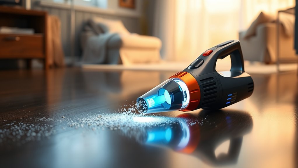 handheld vacuums with illumination