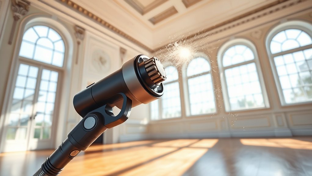 high surface vacuuming techniques