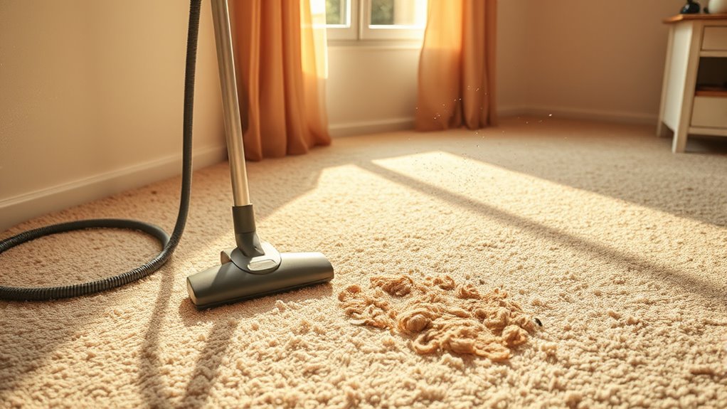 infrequent carpet cleaning routine