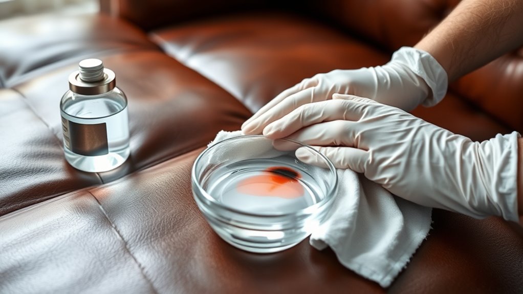 leather cleaning safety tips