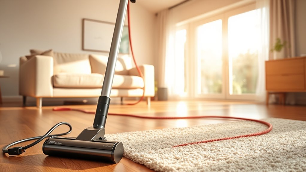 long cord vacuum convenience