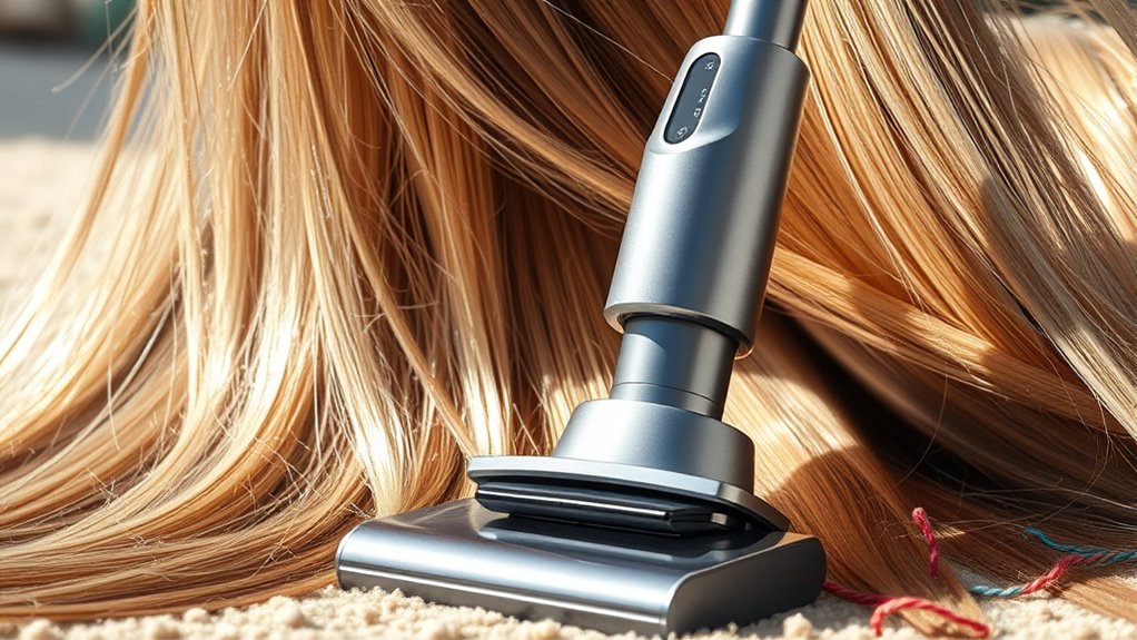 long hair vacuum selection
