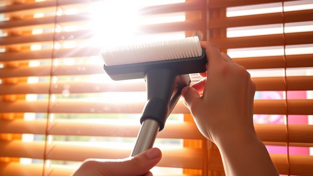 maintain clean window blinds