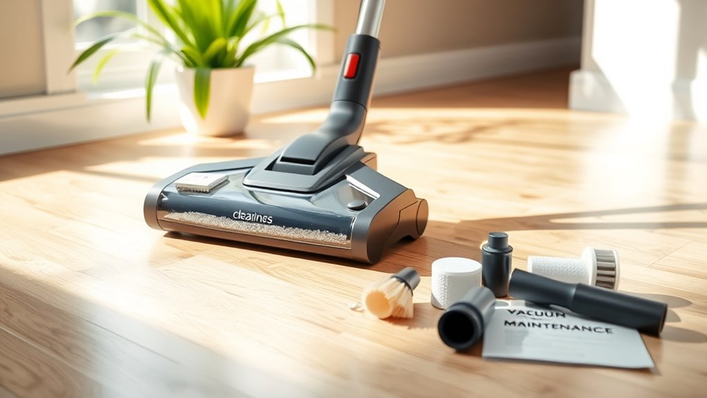 maintain vacuum performance regularly