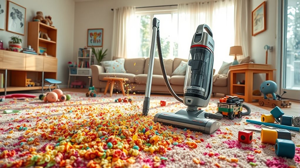 messy vacuum testing ideas
