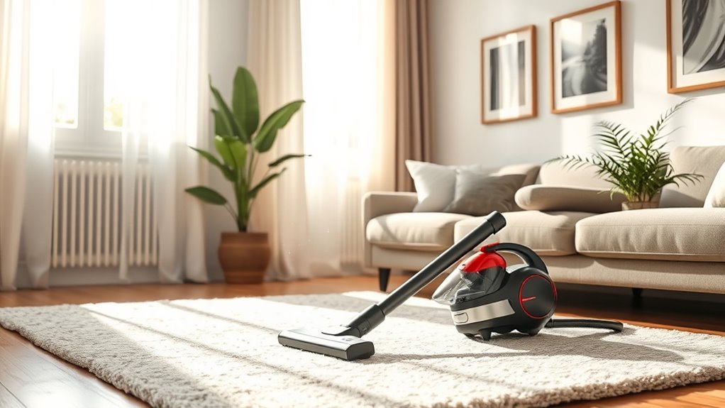 mindful vacuuming practice routine