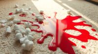 nail polish spill cleanup