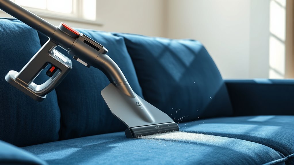 optimize upholstery suction settings