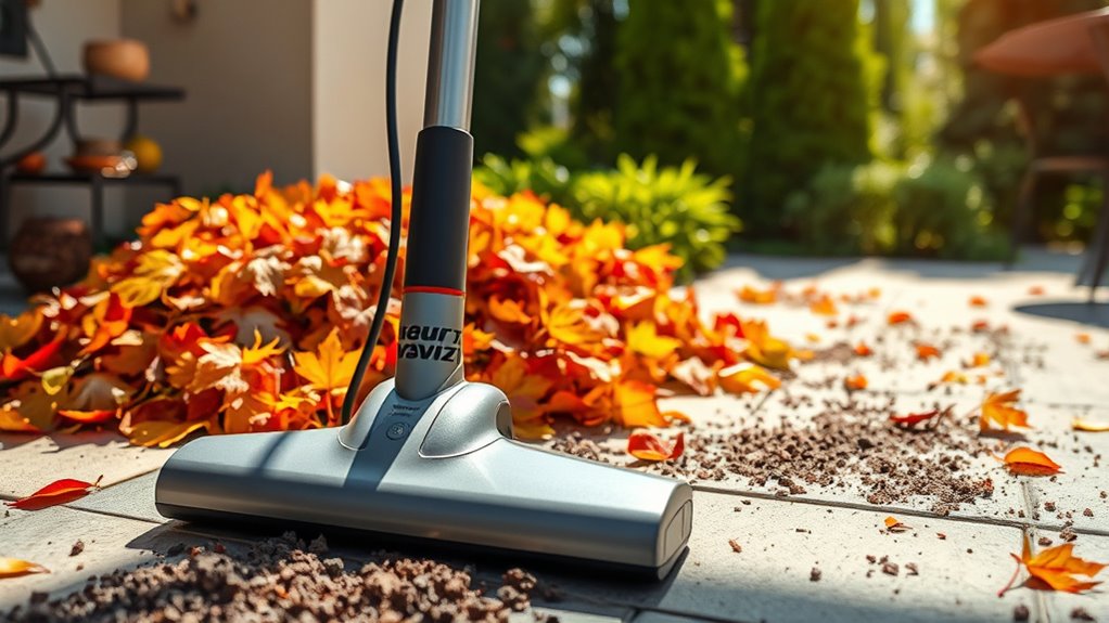 outdoor patio vacuum selection