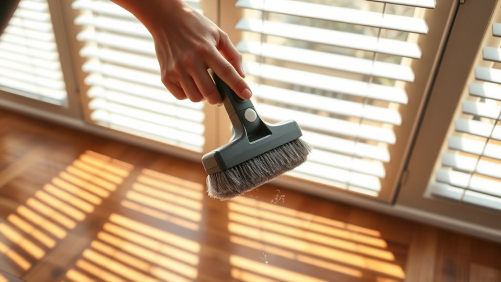 polishing surfaces post vacuuming