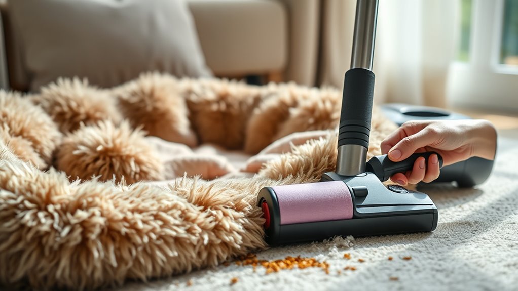 pre clean before vacuuming
