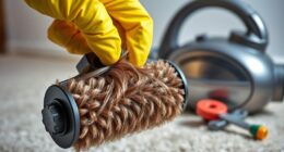 prevent vacuum brush burnout