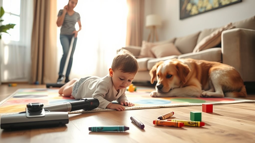 prevent vacuuming sharp items