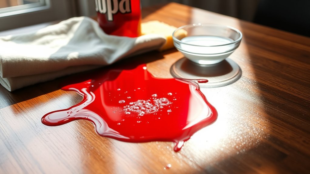 quick clean up for spills