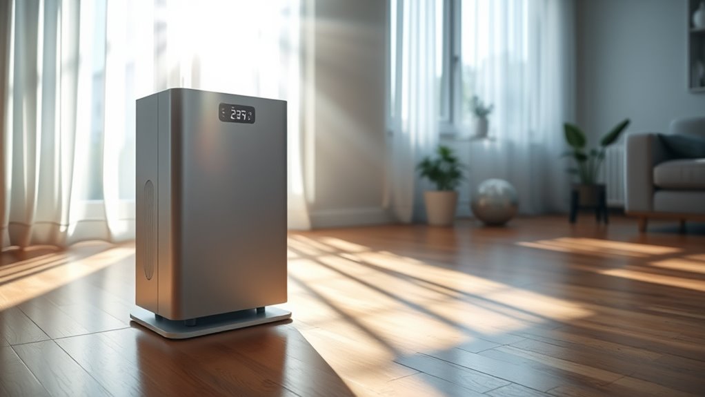 radon exposure and air purifiers