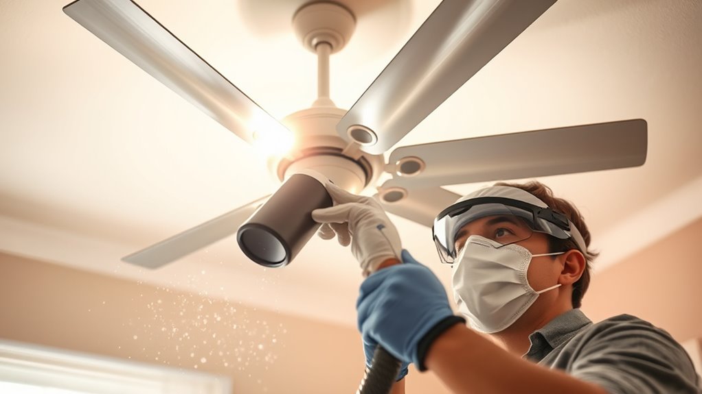 regular ceiling fan cleaning
