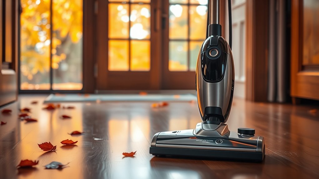 regular vacuuming of high traffic areas