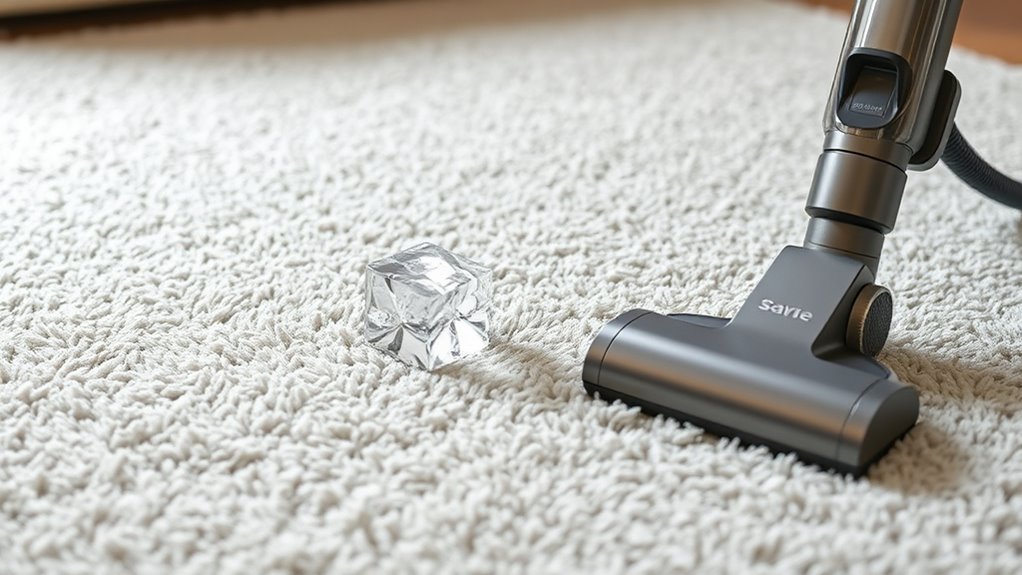 remove carpet dents easily