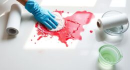 remove food coloring stains