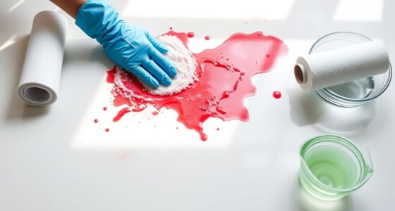 remove food coloring stains