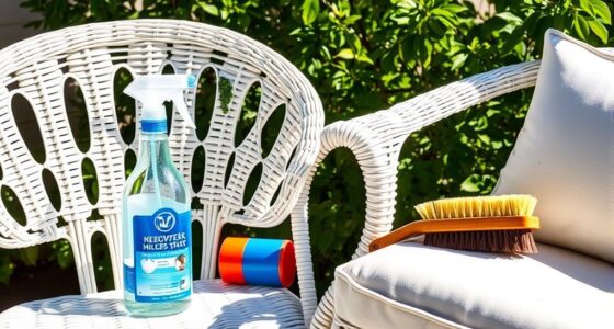 remove mildew from furniture