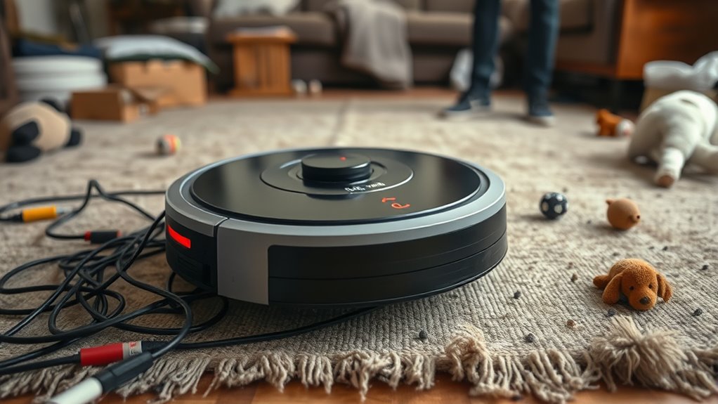 robot vacuum obstacles encountered