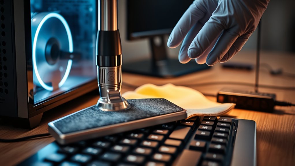 safety precautions for vacuuming electronics