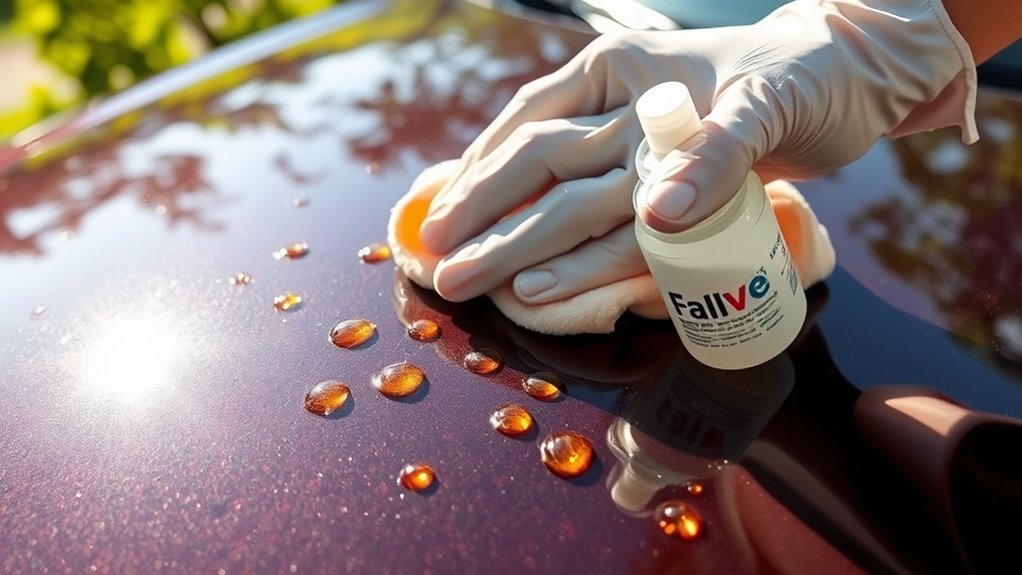 sap removal techniques for cars