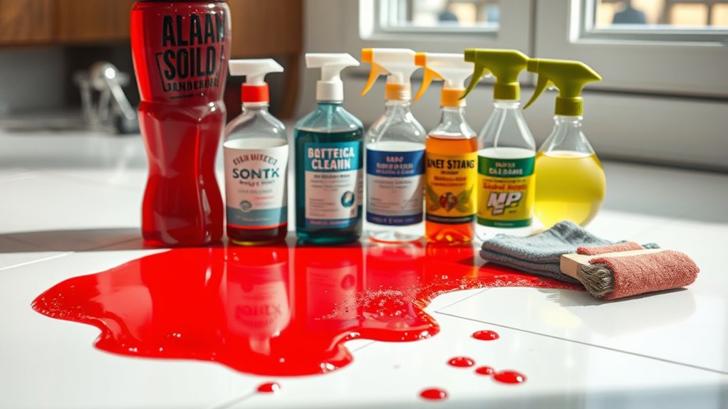 soda stain cleaning methods