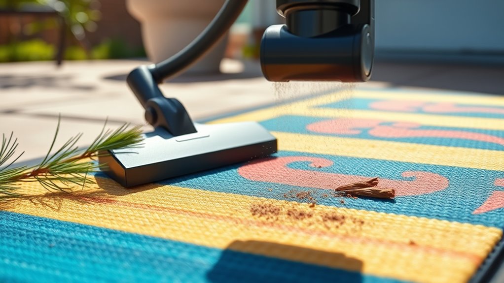 thorough outdoor mat cleaning