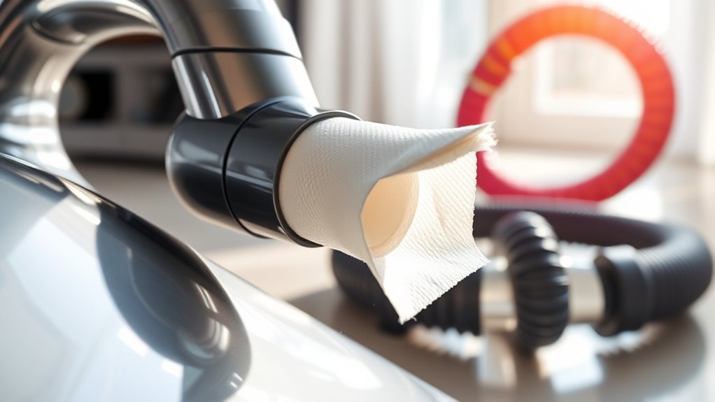 toilet paper tube attachment