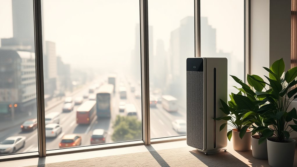 traffic pollution affects indoors
