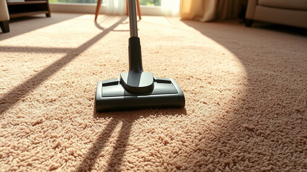 unidirectional vacuuming technique