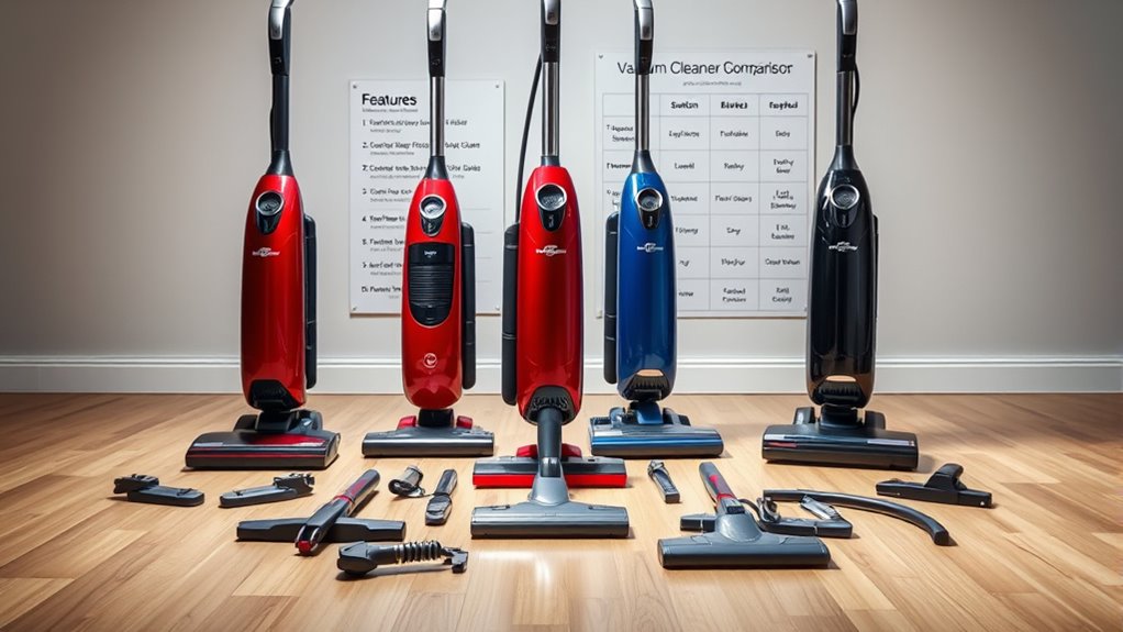 upright vacuum selection factors