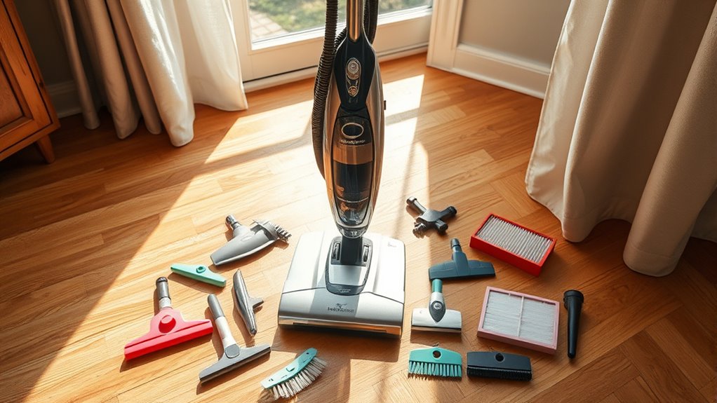 vacuum accessory organization tips
