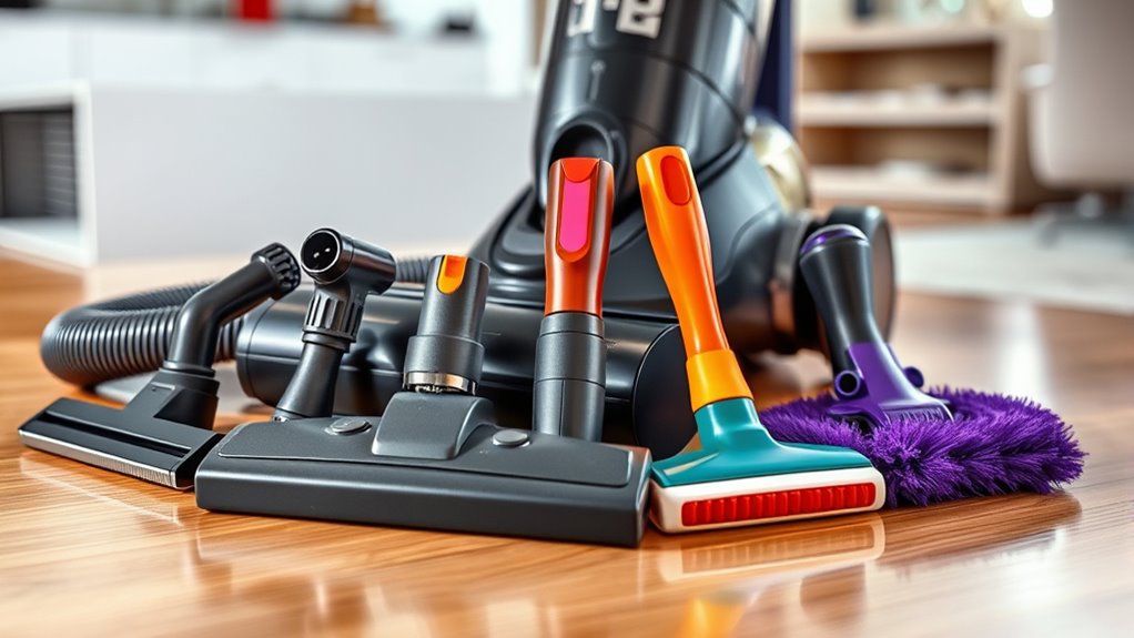 vacuum attachments enhance cleaning efficiency