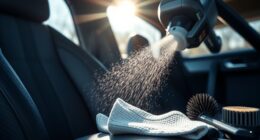 vacuum car seats professionally