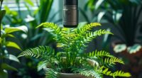 vacuum carefully near plants